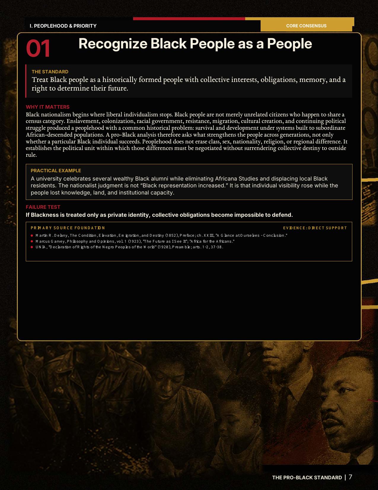 Interior preview of Rule 1, Recognize Black People as a People